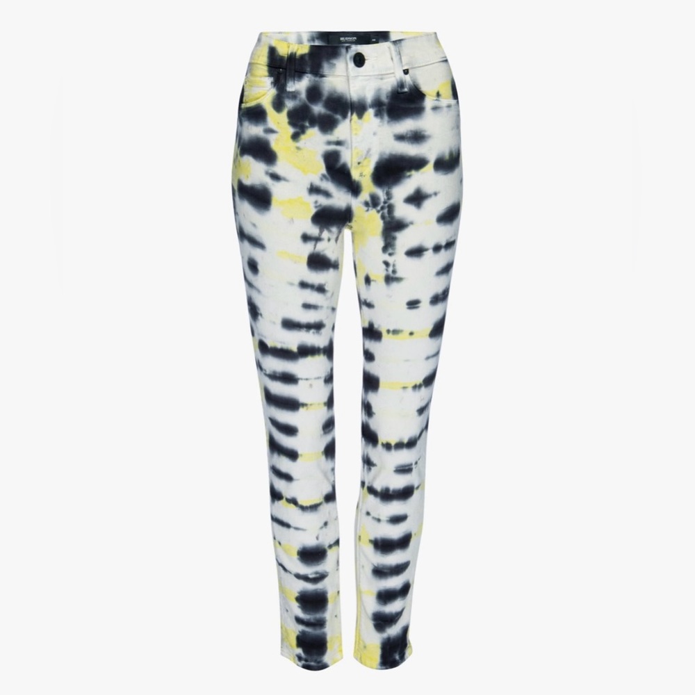 Hudson Holly High-Rise Crop Skinny Jean in Electric Citron *NWT* 26